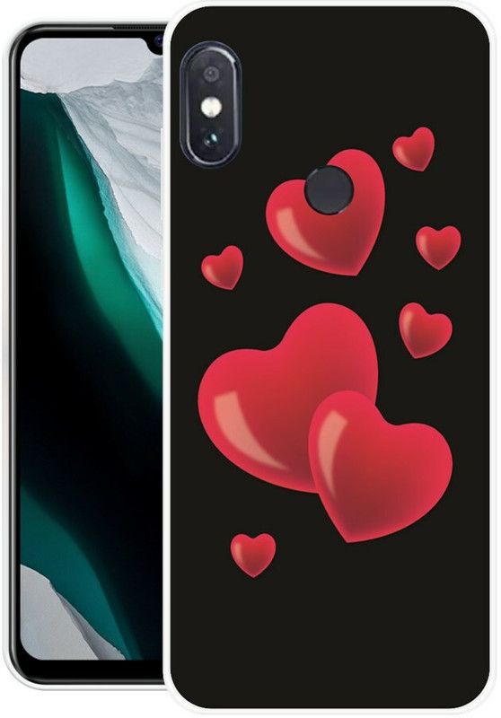 SHIVKUDI Back Cover for Mi Redmi Note 6 Pro  (Multicolor, Grip Case, Silicon, Pack of: 1)