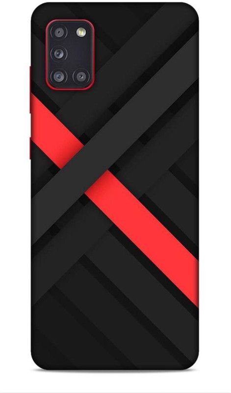 Printabulous Back Cover for Samsung Galaxy A31  (Black, Red)