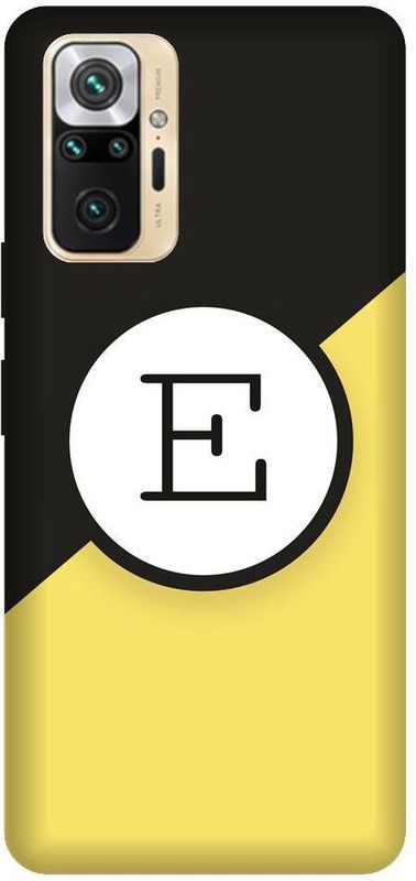 GRAFIQE Back Cover for REDMI Note 10 Pro M2101K6P E, E LETTER, E ALPHABET, E NAME  (Multicolor, Shock Proof, Pack of: 1)