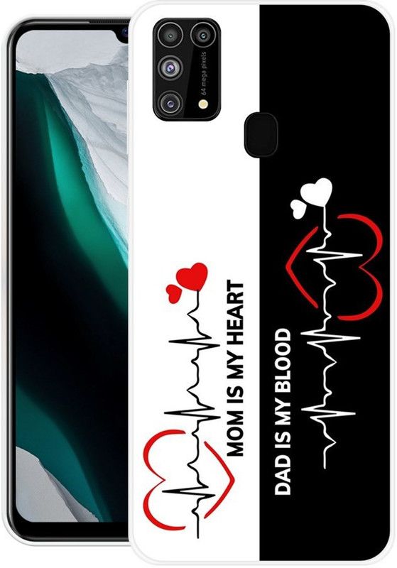 DESILOVE Back Cover for Samsung Galaxy M31  (Multicolor, Grip Case, Silicon, Pack of: 1)