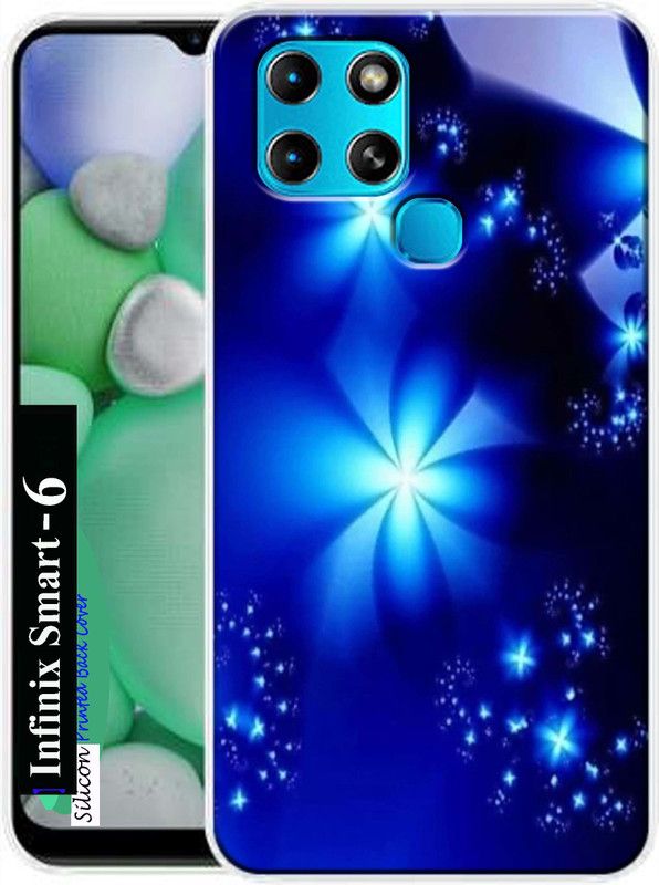 CUTECASE Back Cover for Infinix Smart 6 / Infinix Smart6  (Multicolor, Dual Protection, Silicon, Pack of: 1)