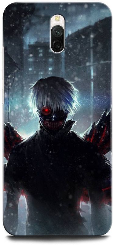 ORBIQE Back Cover for Redmi 8A Dual MZB9027IN KANEKI KEN, ANIME, KANEKI, KEN, MANGA, TOKYO, TOKYO GHOUL  (Multicolor, Hard Case, Pack of: 1)