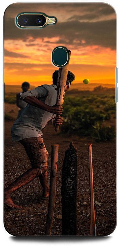 ORBIQE Back Cover for OPPO A11K 2083 BOY, CRICKET, INDIAN CRICKET, BALL, NATURE  (Multicolor, Hard Case, Pack of: 1)
