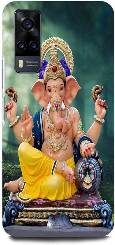 FUGGA Back Cover for Vivo V20 SE, V2022, GANESH, GANESH, JI, GOD, GAJANAND, GANPATI, BAPPA  (Multicolor, Hard Case, Pack of: 1)