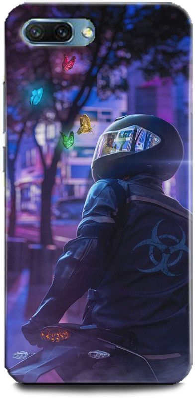 INDICRAFT Back Cover for Honor 10, Bike, Printed  (Multicolor, Shock Proof, Pack of: 1)