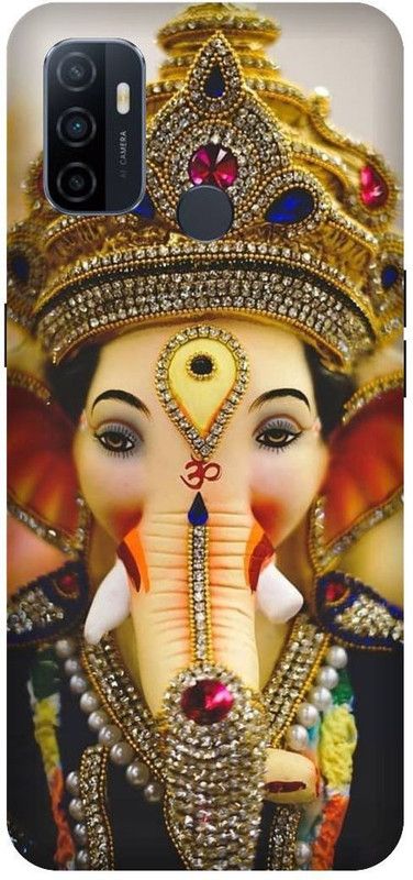 PHONE WALEY.COM Back Cover for OPPO A33 (4G) , CPH2137 ,Ganesh Ji,Gabpati,bapa,Printed back cover  (Multicolor, Hard Case, Pack of: 1)