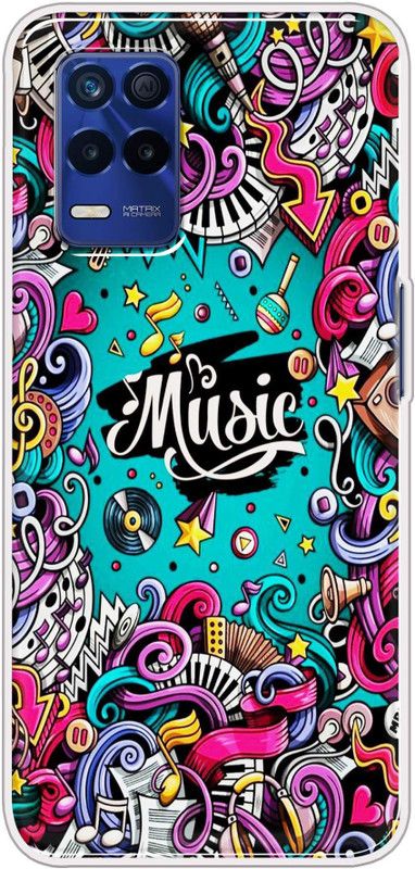Casemaker Back Cover for Realme 8s 5G  (Multicolor, Grip Case, Silicon)