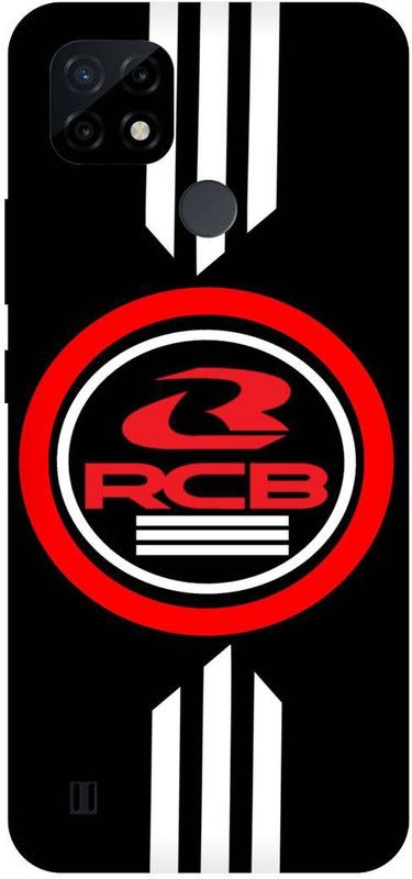THE NARAYANA COLLECTIONS Back Cover for REALME C25Y-RMX3265,3268-RCB,LOGO,ROYAL,ENFILED,BIKE,BULLET  (Multicolor, Hard Case)