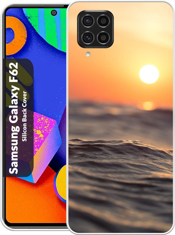 Mizlox Back Cover for Samsung Galaxy F62 Back Cover  (Multicolor, Grip Case, Silicon, Pack of: 1)