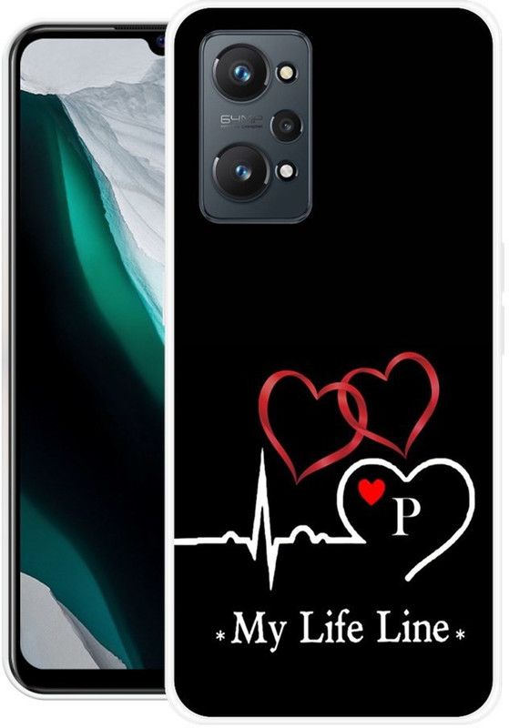 VITARO Back Cover for Realme GT Neo 2  (Black, White, Grip Case, Silicon, Pack of: 1)