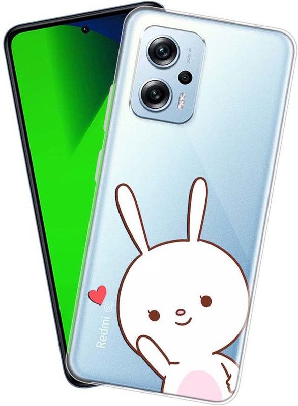 Flipkart SmartBuy Back Cover for Redmi K50i 5G  (White, Transparent, Grip Case, Silicon, Pack of: 1)
