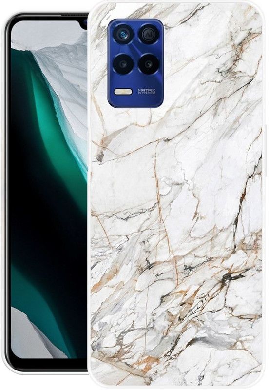 vaidik Back Cover for Realme 8s 5G  (White, Dual Protection, Silicon, Pack of: 134)