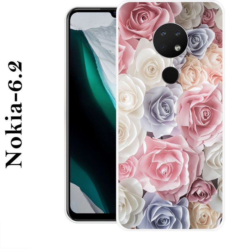 KUDI Back Cover for Nokia 6.2, Nokia 7.2  (Multicolor, Grip Case, Silicon)