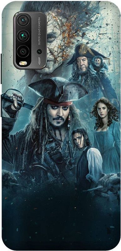KARJUN Back Cover for Redmi 9 Power, Pirates Printed  (Multicolor, Hard Case, Pack of: 1)