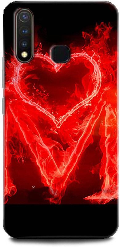 BARMANS Back Cover for Vivo U3 / M letter, Letter M, M word, M Name, M  (Multicolor, Shock Proof, Pack of: 1)