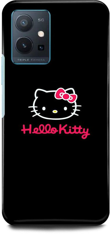 JUGGA Back Cover for OnePlus Nord CE 2 5G, HELLO, KITTY, BACK, COVER  (Black, Hard Case, Pack of: 1)