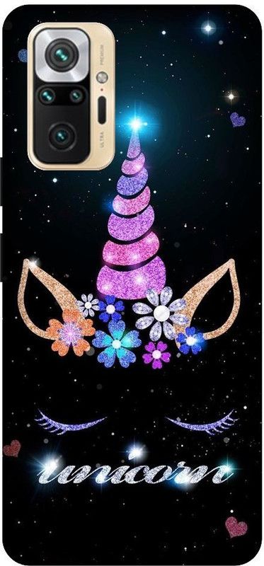 GRAFIQE Back Cover for REDMI Note 10 Pro Max M2101K6I UNICORN, BOOK, HAPPY, LOVE, NOTEBOOK  (Multicolor, Shock Proof, Pack of: 1)