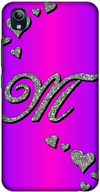 CROKIAN Back Cover for Vivo 1820 M Letter Back Cover  (Pink, Hard Case, Pack of: 1)