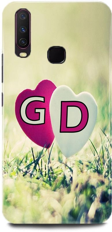 MP ARIES MOBILE COVER Back Cover for Vivo Y17,1902,G Loves D Name,G Name, D Letter, Alphabet,G Love D NAME  (Multicolor, Hard Case, Pack of: 1)