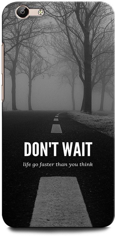 GRAFIQE Back Cover for Vivo V5/ Vivo V5s 1601/1713 DON'T WAIT, ALONE, WAITING, NATURE  (Multicolor, Shock Proof, Pack of: 1)