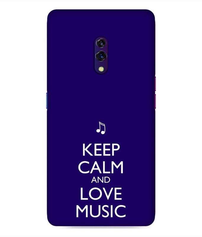 LETAPS Back Cover for OPPO K3  (Blue, White, Hard Case)