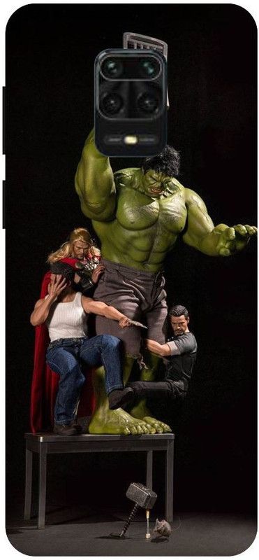Zaplab Back Cover for Redmi Note 9 Pro Max/M2003J6B1I Hulk Comics Printed Back Cover  (Multicolor, Waterproof, Pack of: 1)
