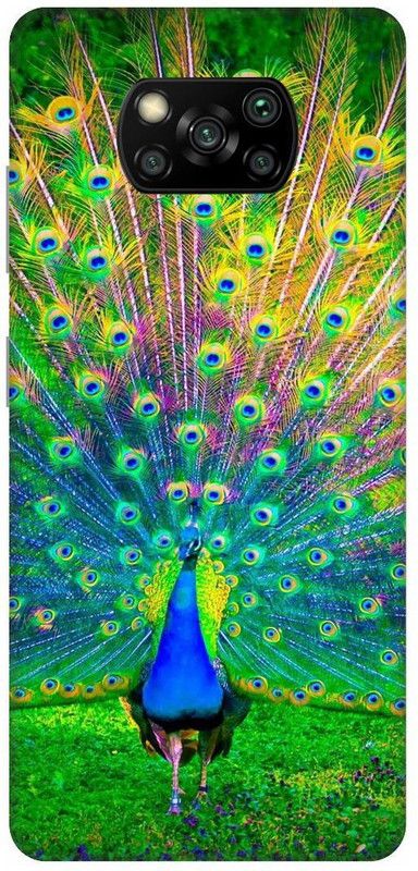 UMPRINT Back Cover for Poco X3/MZB9965IN Pickok Mor Printed Back Cover  (Multicolor, Hard Case)