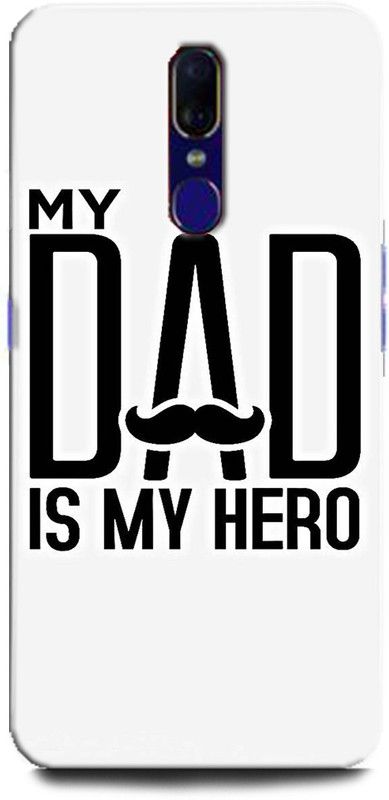 BARMANS Back Cover for Oppo A9 / my dad is my hero, MY Dad, I love My Dad, Mom And Dad  (Multicolor, Shock Proof, Pack of: 1)