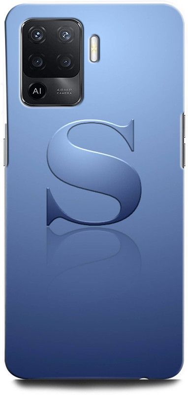 ORBIQE Back Cover for OPPO F19 Pro CPH2285 S, S LETTER, S ALPHABET, DESIGN, S NAME  (Multicolor, Hard Case, Pack of: 1)