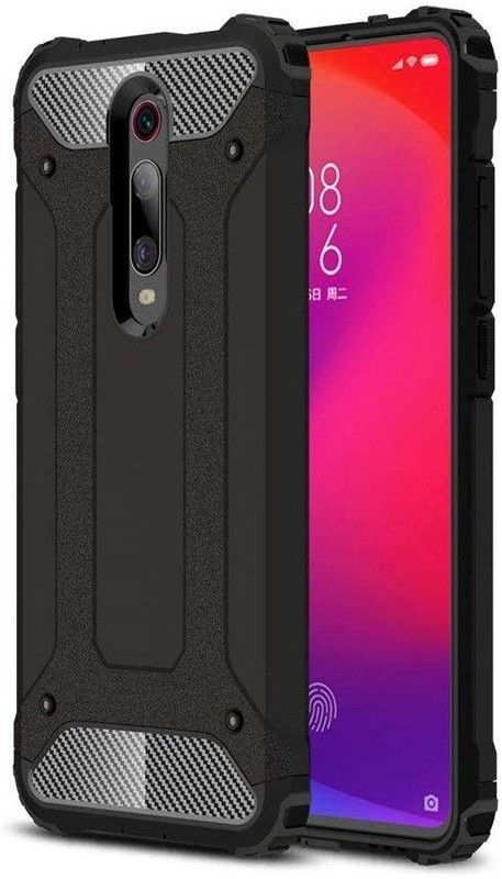 REALCASE Back Cover for Mi K20 Pro  (Black, Hard Case)