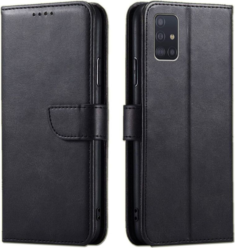 Slugabed Flip Cover for Samsung Galaxy M51  (Black, Shock Proof)