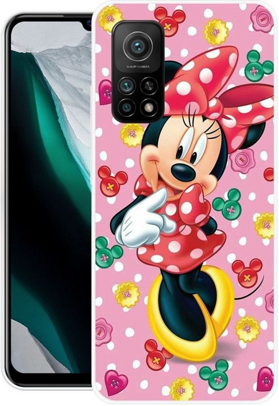 MK PRODUCTS Back Cover for Mi 10T  (Multicolor, 3D Case, Silicon, Pack of: 1)