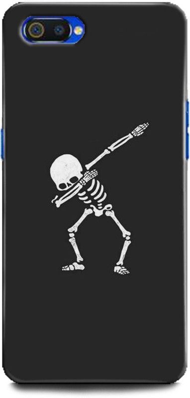 INTELLIZE Back Cover for Realme C2/RMX1945 skeleton,Printed  (Multicolor, Shock Proof)
