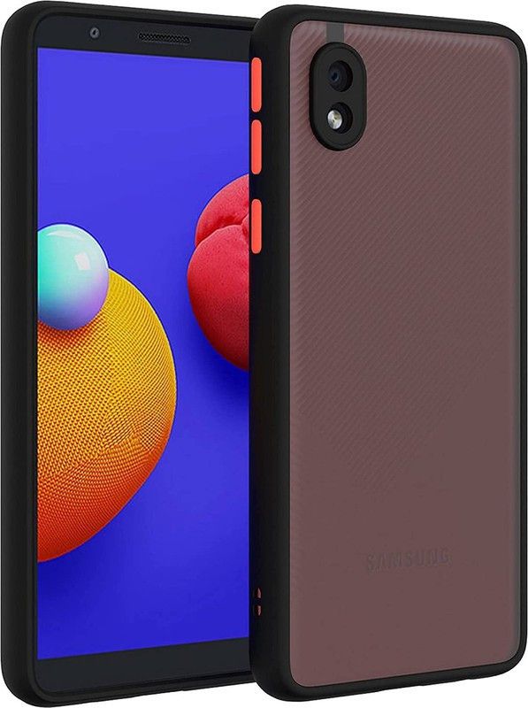 Bluei Back Cover for SAMSUNG M01 CORE  (Black, Shock Proof, Silicon)