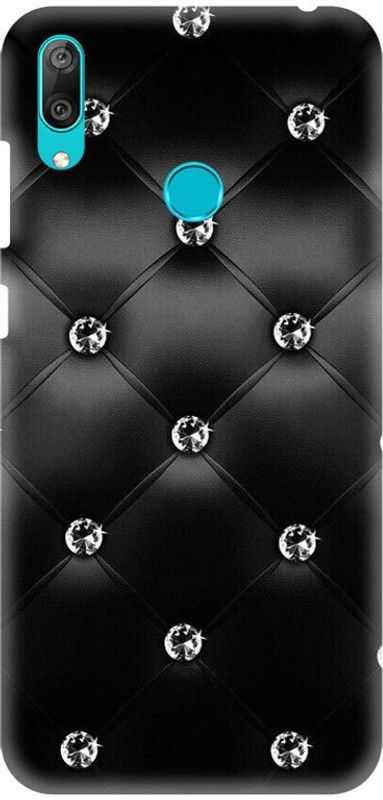 PNBEE Back Cover for Huawei Y7 Prime (2019), DUB-LX3 -Diamond Pattern Printed Back Case Cover  (Multicolor, Hard Case, Pack of: 1)