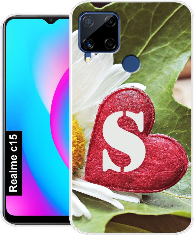 SmartGoldista Back Cover for Realme C15  (Multicolor, Grip Case, Silicon)