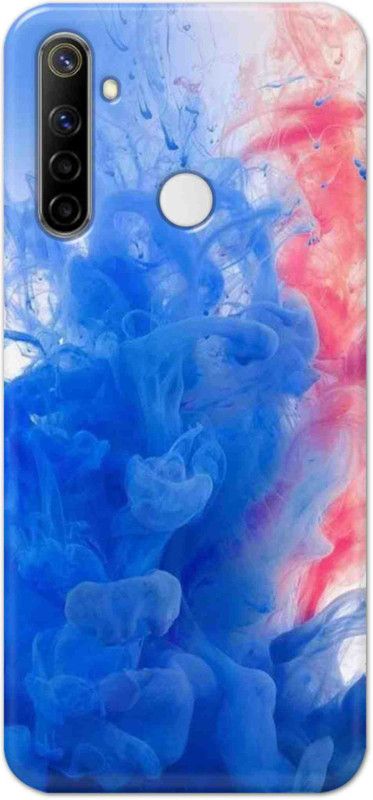 NDCOM Back Cover for Realme Narzo 10 Blue Color Smoke Printed  (Multicolor, Hard Case, Pack of: 1)