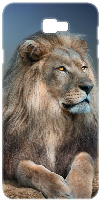 Smutty Back Cover for Samsung Galaxy J7 Prime, G610F - Lion Print  (Multicolor, Hard Case, Pack of: 1)