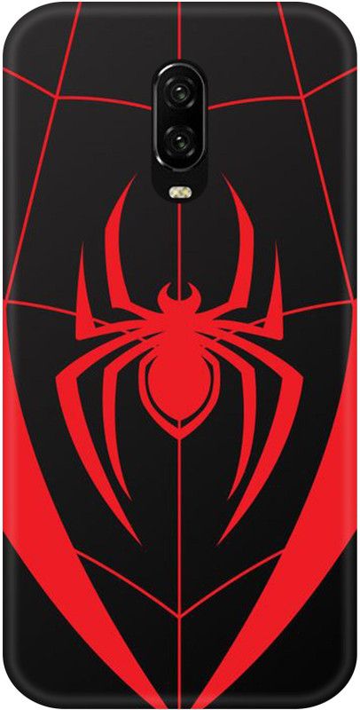 Smutty Back Cover for OnePlus 6T, A6010, A6013 - Spider Print  (Multicolor, Hard Case, Pack of: 1)