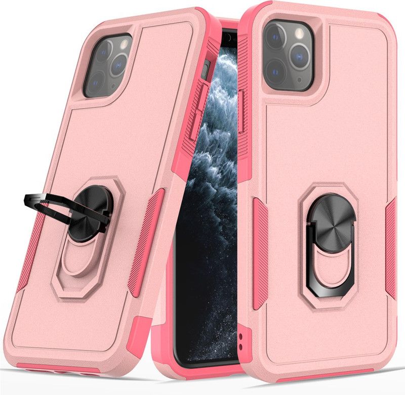 HEAVY DUTY Back Cover for Apple iPhone 11 Pro MAX  (Pink, Shock Proof, Pack of: 1)