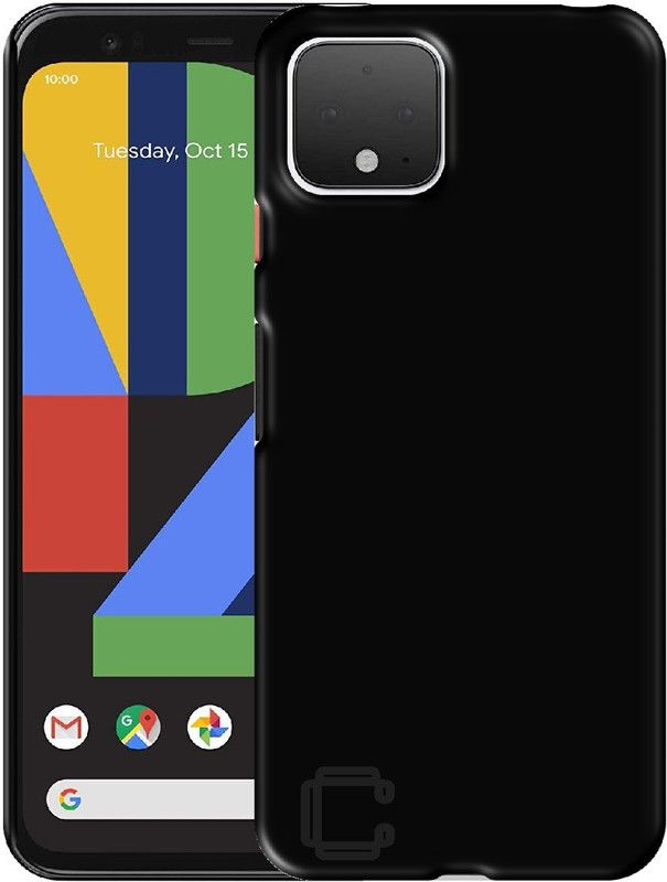 CASE CREATION Back Cover for Google Pixel 4 XL  (Black, Dual Protection, Pack of: 1)