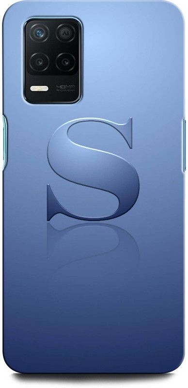 INTELLIZE Back Cover for Realme 8 5G S, S LETTER, S ALPHABET, DESIGN, S NAME  (Multicolor, Hard Case)