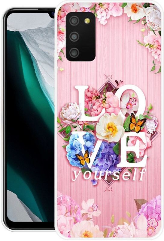 SIMAWAT Back Cover for Samsung Galaxy M02s  (Multicolor, Grip Case, Silicon)