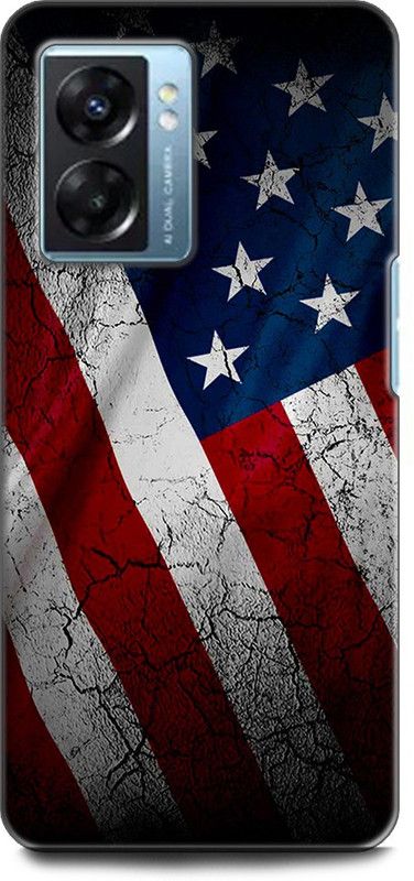 INDICRAFT Back Cover for OPPO K10 5G, CPH2337 USA, AMERICAN FLAG, UNITED STATES, UNION DARK  (Multicolor, Shock Proof, Pack of: 1)