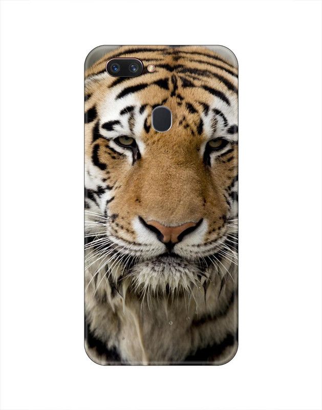 Smutty Back Cover for OPPO F9 Pro, CPH1823, CPH1881, CPH1825 - Tiger Print  (Multicolor, Hard Case, Pack of: 1)