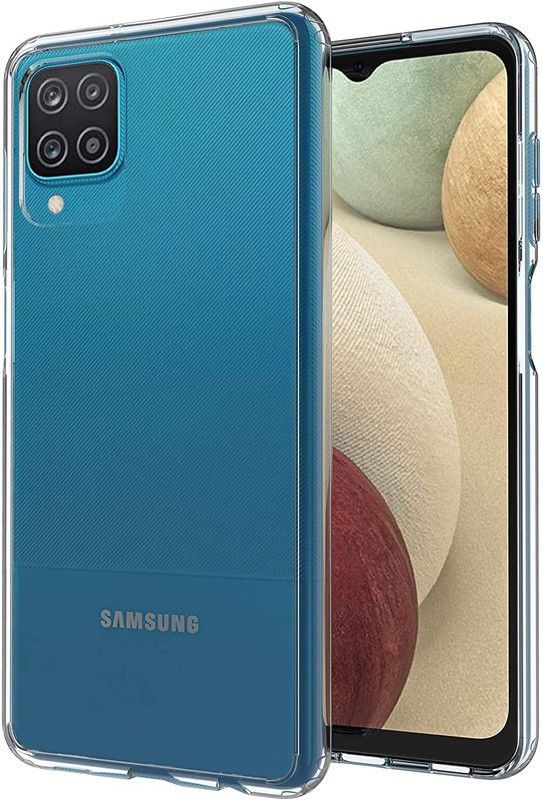 Elica Bumper Case for Samsung Galaxy A12  (Transparent, Grip Case, Silicon, Pack of: 1)