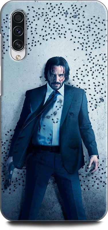 Afterglow Back Cover for SAMSUNG Galaxy A70 JOHN WICK, MOVIE, COOL, MOVIE POSTER, GUN  (Multicolor, Shock Proof, Pack of: 1)