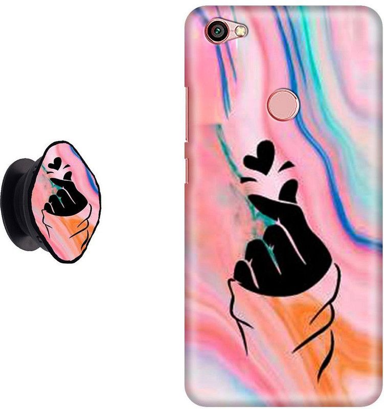 SPBR Back Cover for Mi Redmi Y1  (Multicolor, Cases with Holder, Pack of: 2)