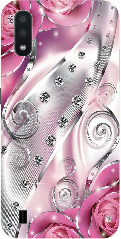 VIBHATSU Back Cover for Samsung Galaxy M01  (Multicolor, Dual Protection, Silicon)