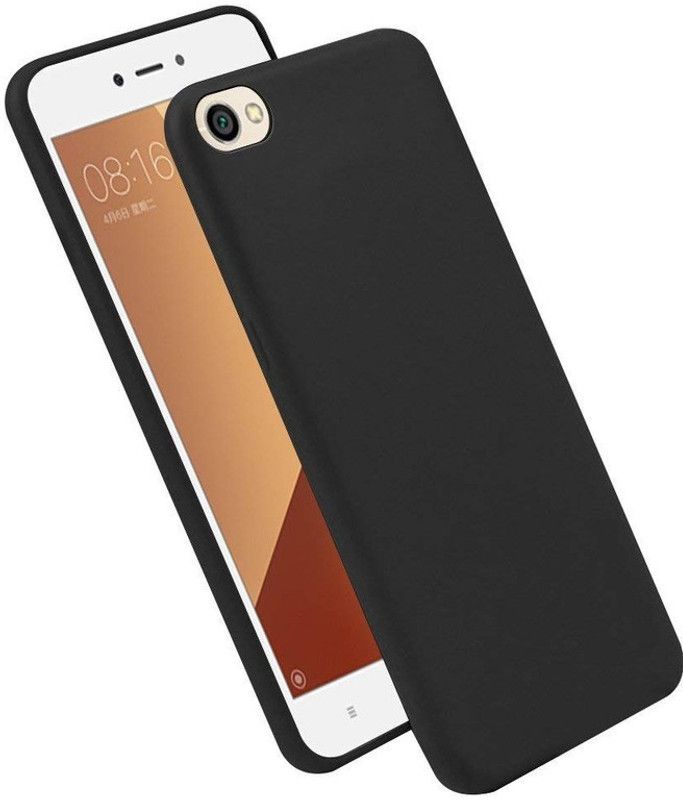 SmartPoint Back Cover for Mi Redmi Y1 Lite  (Black, Silicon)